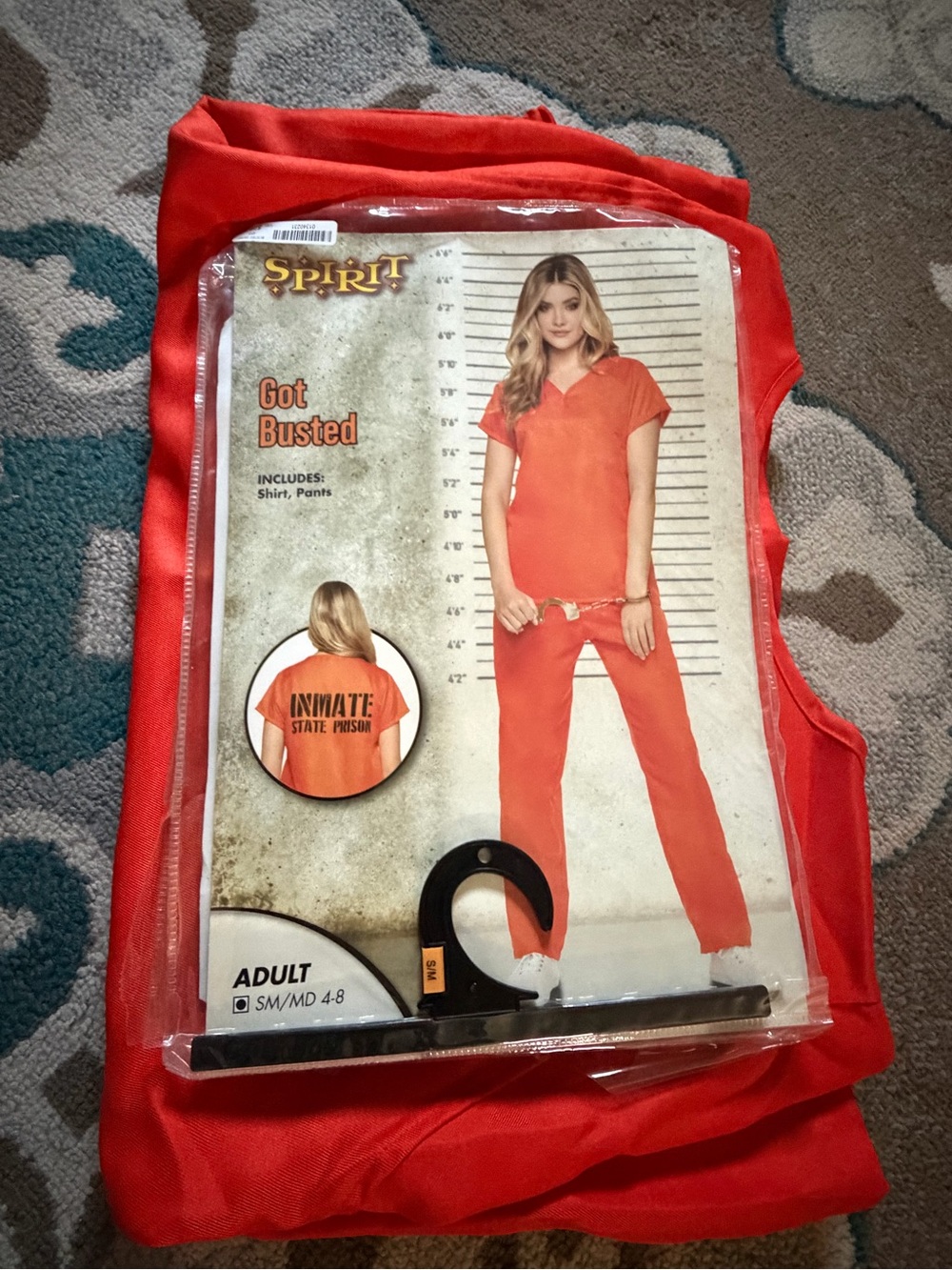 Spirit Bright Red Costume Top